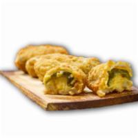 6 Jalapeno Poppers · Served with ranch.