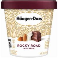 Haagen Dazs Rocky Road Pint · Velvety swirls of marshmallow, roasted almonds, and our legendary chocolate ice cream come t...