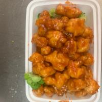 S23. General Tso's Shrimp · Hot and spicy.