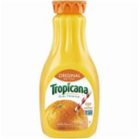 Tropicana Pulp Orange Juize 52oz · 100% fresh squeezed no pulp orange juice.