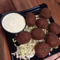 Falafel · Fried ball made from beans. 