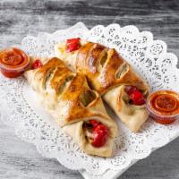 Sausage, Peppers and Onions Roll · 