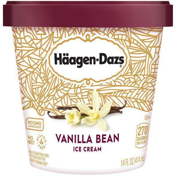 Haagen Dazs Vanilla Bean Ice Cream - 14oz · 