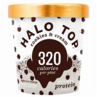 Halo Top Ice Cream - Cookies and Cream · 1 pint.