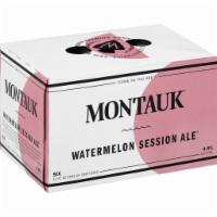Montauk Watermelon Session Ale · Must be 21 to purchase. 12 oz. cans. 