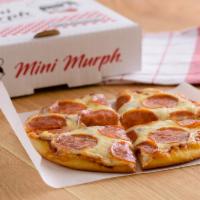 Mini Murph Pepperoni Pizza (Baking Required) · Make 'n' Bake Pizza Kit with Red Sauce, Mozzarella & Pepperoni.