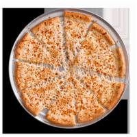 Giant Alfredo Pizza · Creamy Alfredo sauce and 100% real cheese. 