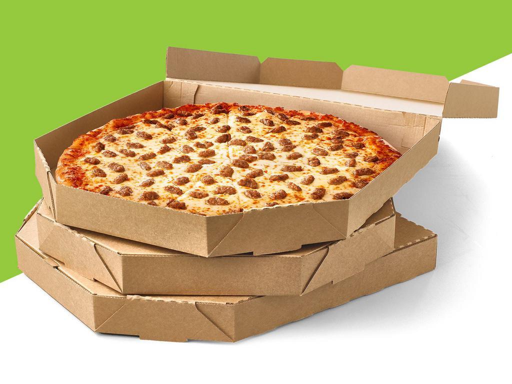 Value Pack 6 · 3 medium 1-topping pizzas.