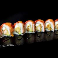 R50. Temptation Roll · 8 pieces. Cream cheese, avocado and shrimp tempura topped with crabmeat, eel sauce, Sriracha...