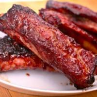 7. BBQ Spare Ribs  · Ribs that have been broiled, roasted, or grilled. 