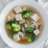 31. Bean Curd with Vegetable Soup · 