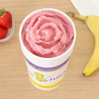 Bananarama - 32 oz · Apple Juice, Banana, Strawberries, & Non-Fat Yogurt