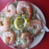 Shrimp Platter · 8 large shrimp served with coleslaw, fries, and bread.
