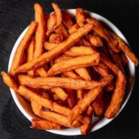 Side Organic Sweet Fries (gf,v) · Organic sweet potatoes. (330 cal)