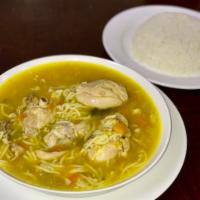 Chicken Soup with Rice/ Asopao de Pollo  · Kitchen Order freshly made chicken soup with rice inside