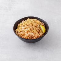 T2. Pad Thai · Famous Thai stir-fried noodles with egg, bean spout and ground peanuts. Hot and spicy.