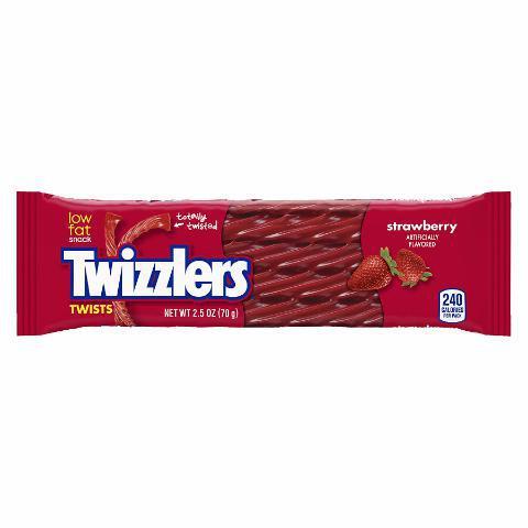 Twizzlers Strawberry 2.5oz · The classic strawberry-flavored twists sure to put a smile on your face.