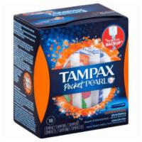 Tampax Pocket Pearl Plus 18 count · All Day Comfort & Protection for up to 8 hrs with a LeakGuard Braid™ to help stop leaks befo...