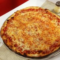Traditional Cheese Pizza · Round pie with our delicious pizza sauce & mozzarella.
