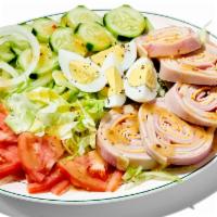 Chef Salad · Ham, turkey, cheese and boiled egg.