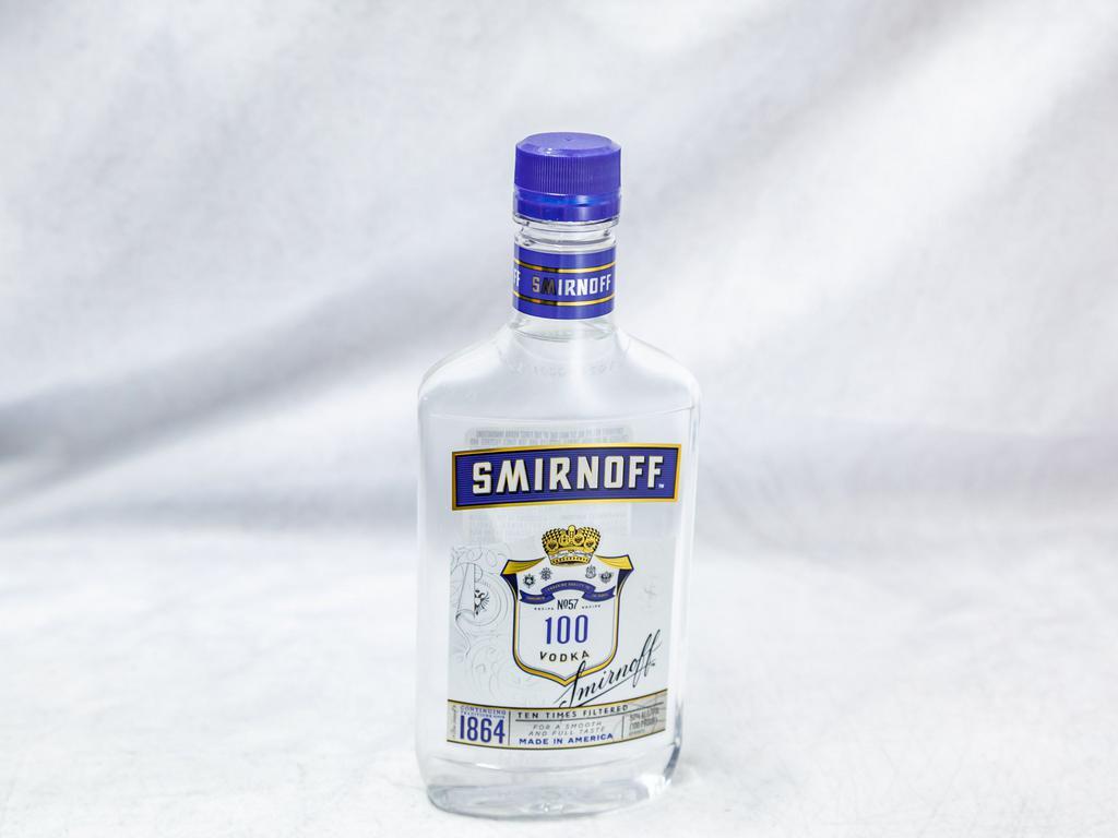 375 ml. Smirnoff Vodka Blue Proof: 100 · 