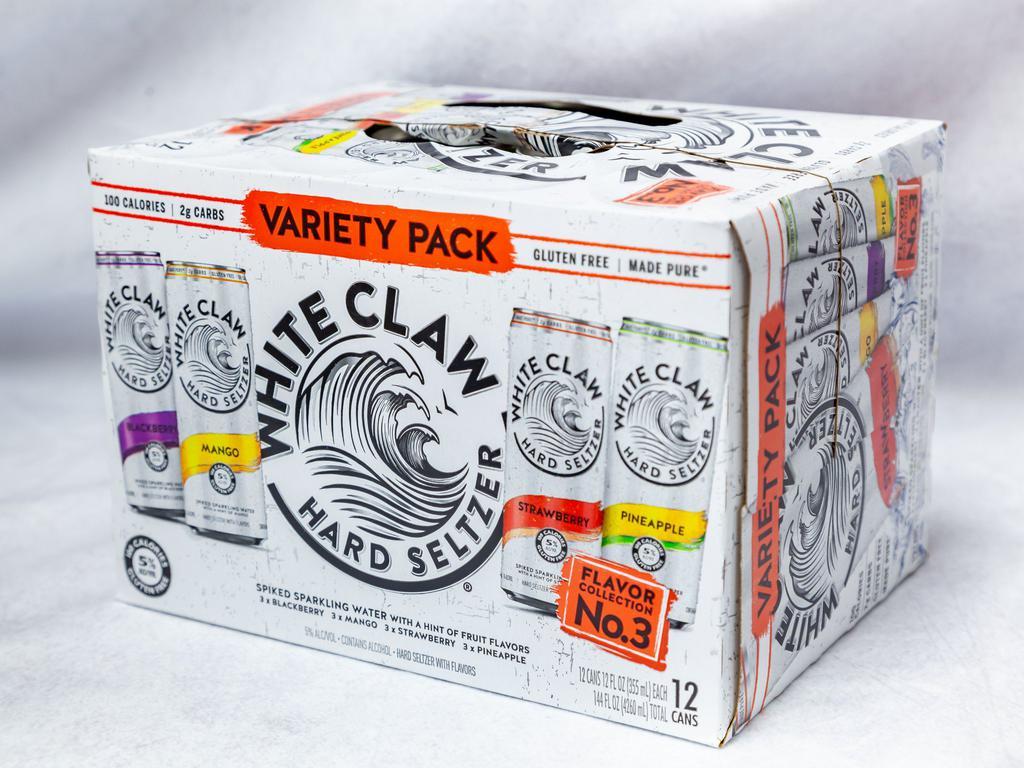 12 Pack Can White Claw Variety Pack No.3 Strawberry,Mango,black cherry, Pineapple · 
