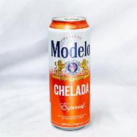 24 oz. Can Modelo Especial Chelada Beer · 