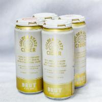 4 Pack Can Golden State Cider Brut  · 