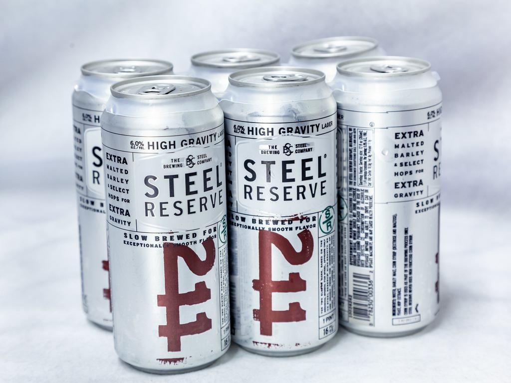 6 Pack Can Steel Reserve (16oz)  · 