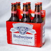 6 Pack Can Budweiser (16oz)  · 