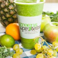 Wellness Drink · (286 cal, 2.5 gm fat, 67 carbs, 6 gm protein) Green grapes, green apple, pineapple, orange, ...