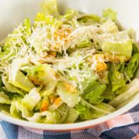 Small Caesar Salad · (277 cal, 22 gm fat, 9 gm carbs, 8 gm protein) Romaine lettuce, Parmesan cheese, Parmesan cr...