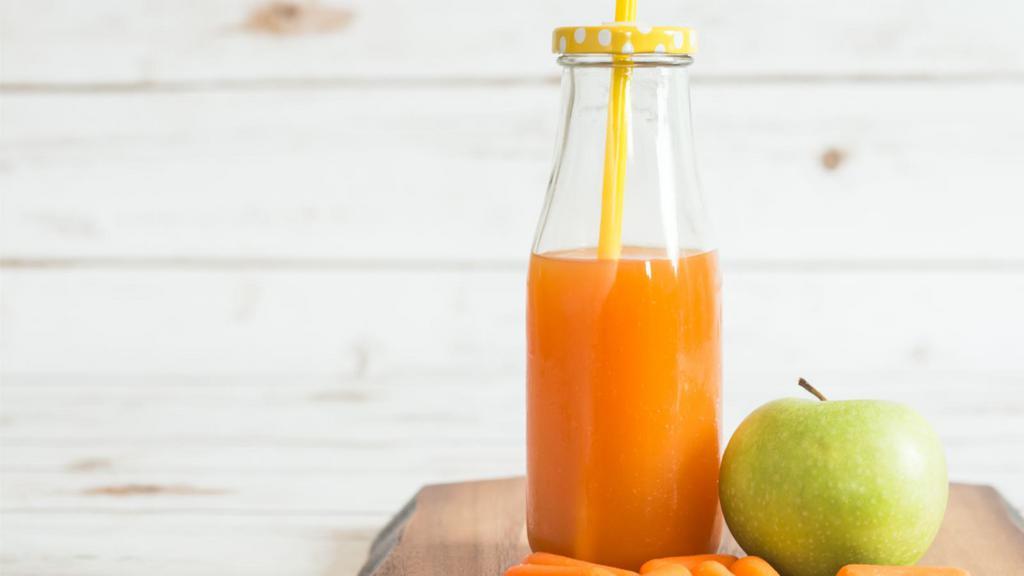 The Detox Juice · Lemon, green apple, carrots, cucumber, and ginger.