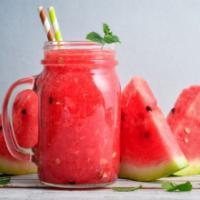 Cool Melon Smoothie · Watermelon, honeydew, and red apple.