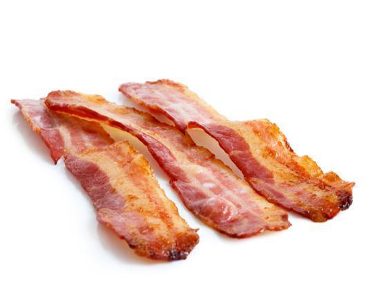 Side of Bacon · Crispy bacon strips.