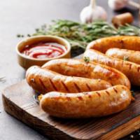 Side of Sausage · Juicy oven-baked sausage.
