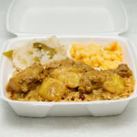 Curry Chicken Meal · Include 2 sides.