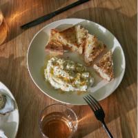 Whipped Ricotta · fennel seed, bee pollen, honey, toast