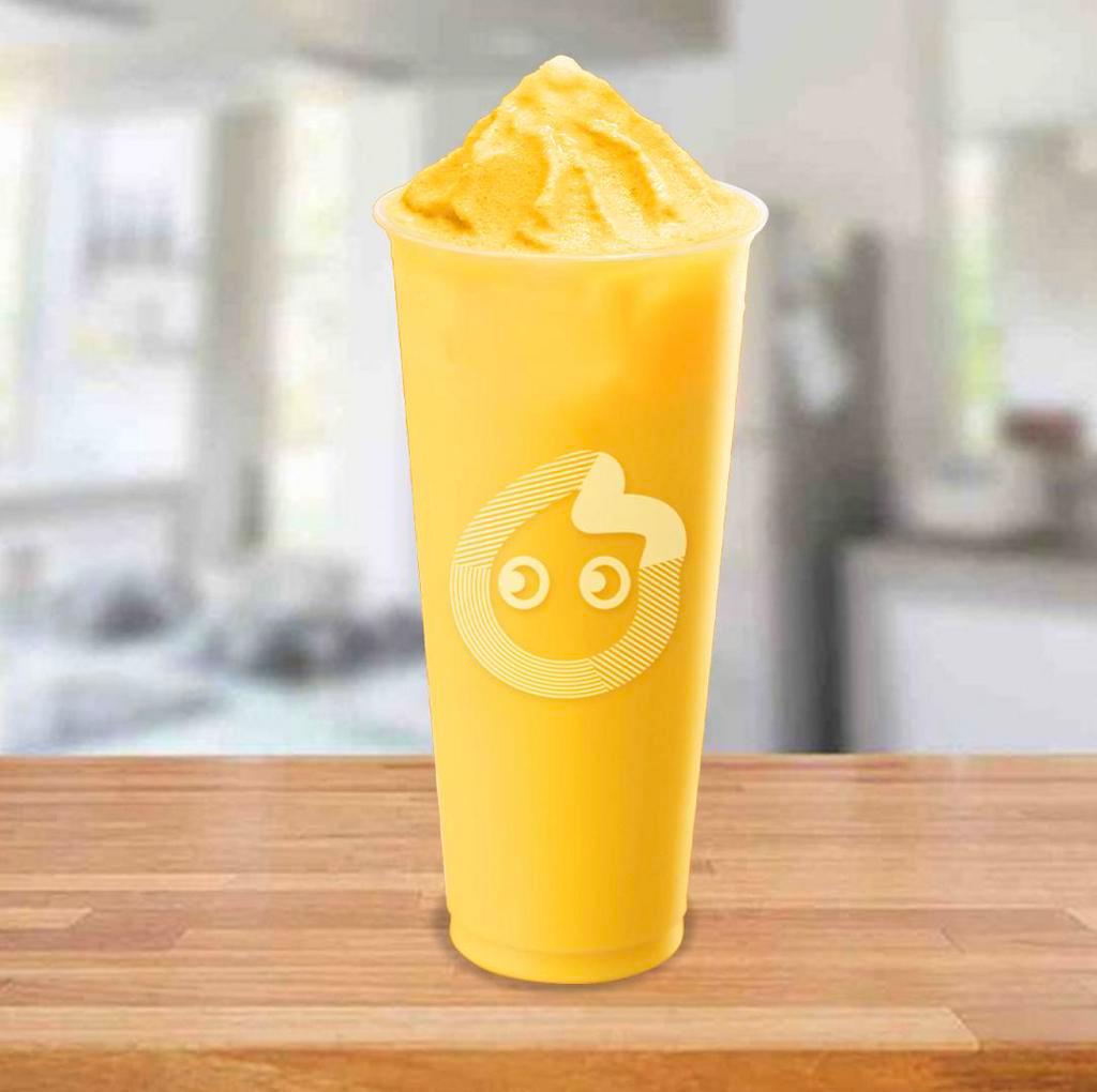 Passionfruit and Mango Slush · Tropical sweet, tart and fruity ice blended. Caffeine-free. AVAILABLE FOR PICKUP ONLY. Served cold only.