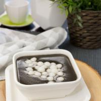 Black Sesame Paste Soup with Rice Ball · 