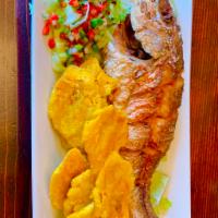 Red Snapper/Pargo Rojo  · Red snapper fried or steamed 