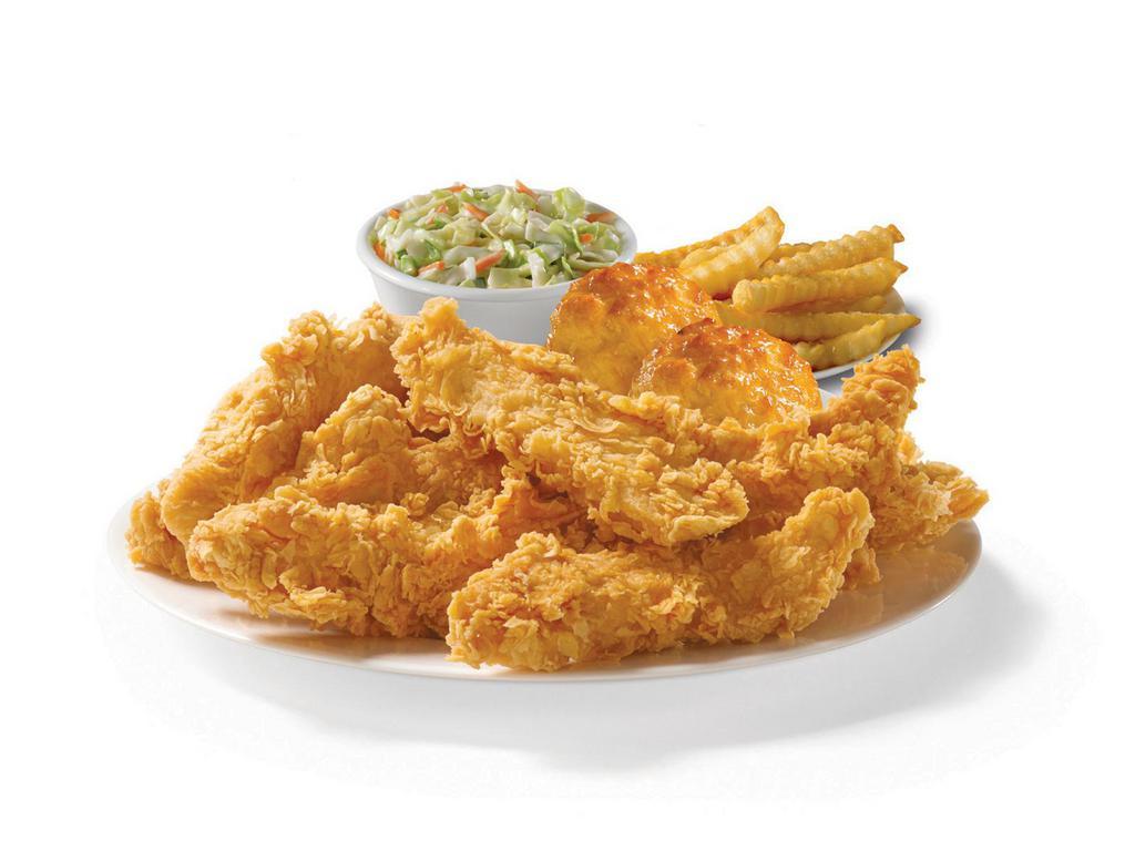 10 Tender Strips® Meal · All-white meat. Golden, crispy perfection. Get a whole lot of delicious with ten juicy tenders served with 2 regular sides and 2 Biscuits™.