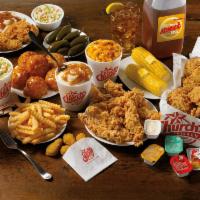 9 Piece Mixed Chicken and 12 Tender Strips Meal · Bring a feast fit for the family. Get 9 pieces of mixed chicken AND 12 juicy tender strips. ...