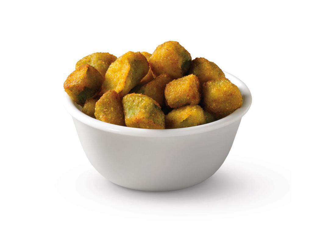 Fried Okra · Church's® fried okra is cut into delicious bite-sized bits, then fried to the perfect level of crisp.