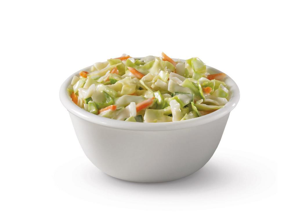 Cole Slaw · Some people order it because it's creamy, tangy and delicious. Others order it because it's the perfect way to cool down your mouth after taking a bite of our spicy chicken.