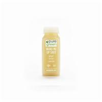 Wake Me Up Shot · Ingredients: Ginger, lemon, & cayenne.
 
The Wake Me Up cold pressed juice shot is a concent...