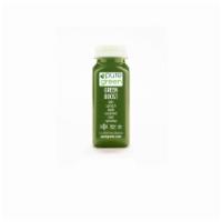 Green Boost Shot · Ingredients: Kale, spinach, apple, cucumber, mint, spirulina, celery, & apple cider vinegar....