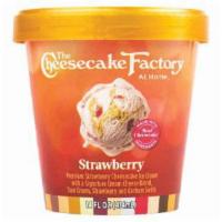The Cheesecake Factory Strawberry Pint · Premium strawberry cheesecake ice cream with a signature cream cheese blend, sour cream, str...