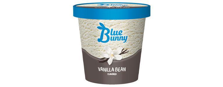 Blue Bunny Vanilla Bean Pint · Rich vanilla flavor with vanilla bean specs throughout. 14oz.