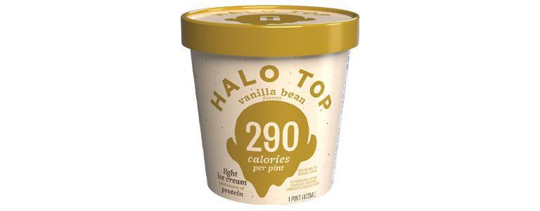 Halo Top Vanilla Bean Pint · Creamy vanilla light ice cream with real vanilla bean specs throughout. 16oz.